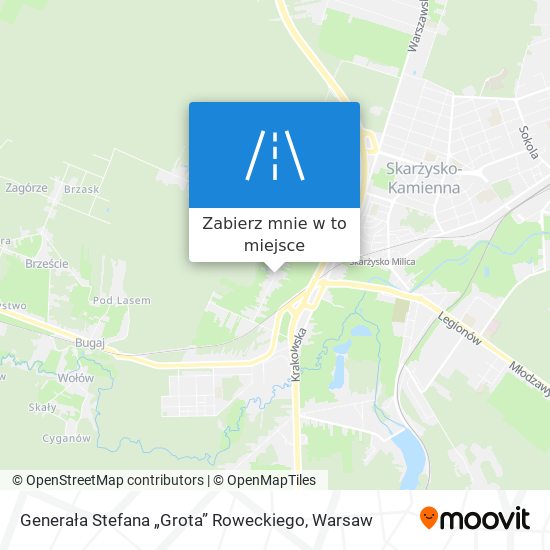 Mapa Generała Stefana „Grota” Roweckiego