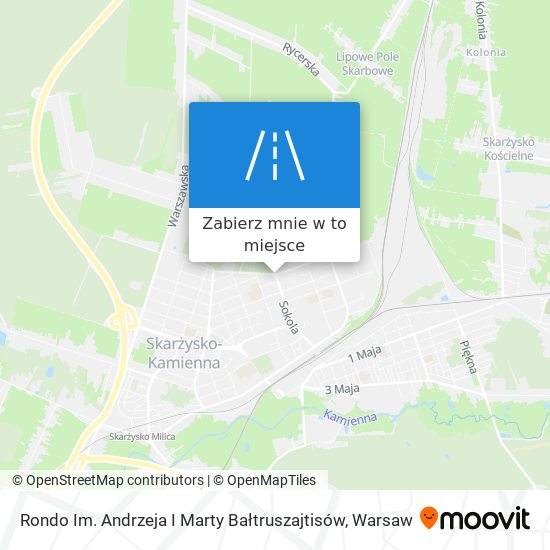 Mapa Rondo Im. Andrzeja I Marty Bałtruszajtisów