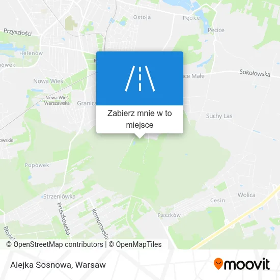 Mapa Alejka Sosnowa