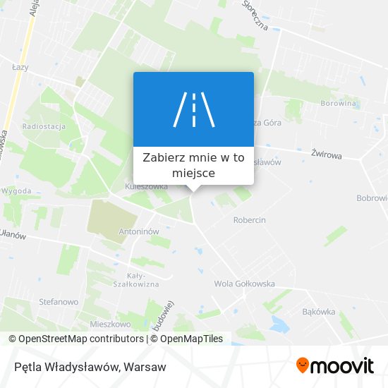 Mapa Pętla Władysławów