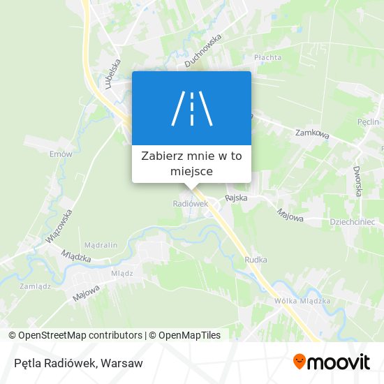 Mapa Pętla Radiówek