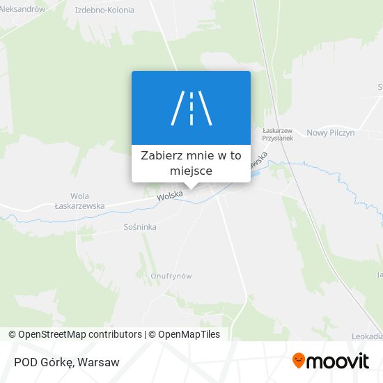 Mapa POD Górkę