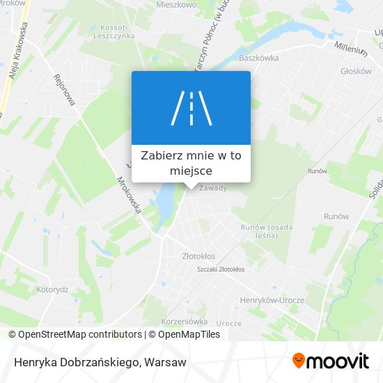 Mapa Henryka Dobrzańskiego