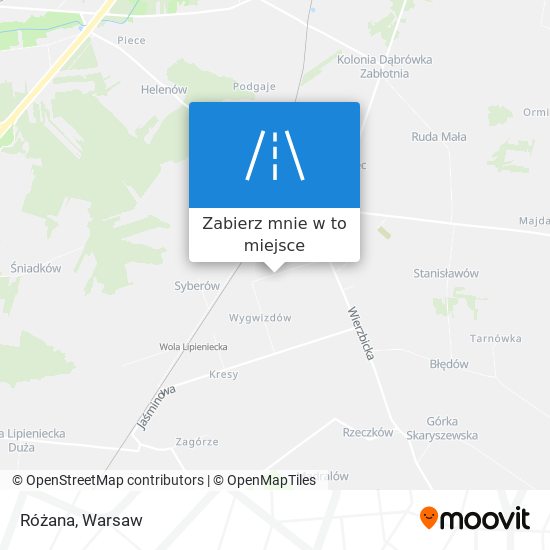 Mapa Różana