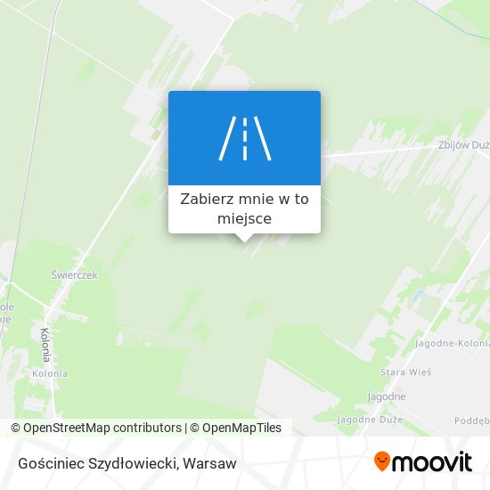 Mapa Gościniec Szydłowiecki