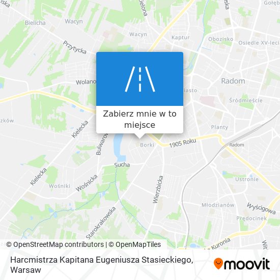 Mapa Harcmistrza Kapitana Eugeniusza Stasieckiego