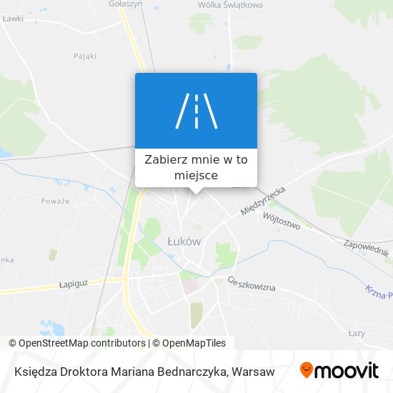 Mapa Księdza Droktora Mariana Bednarczyka