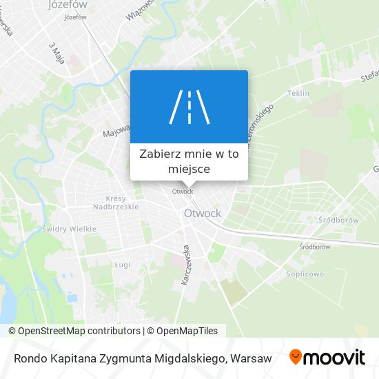 Mapa Rondo Kapitana Zygmunta Migdalskiego