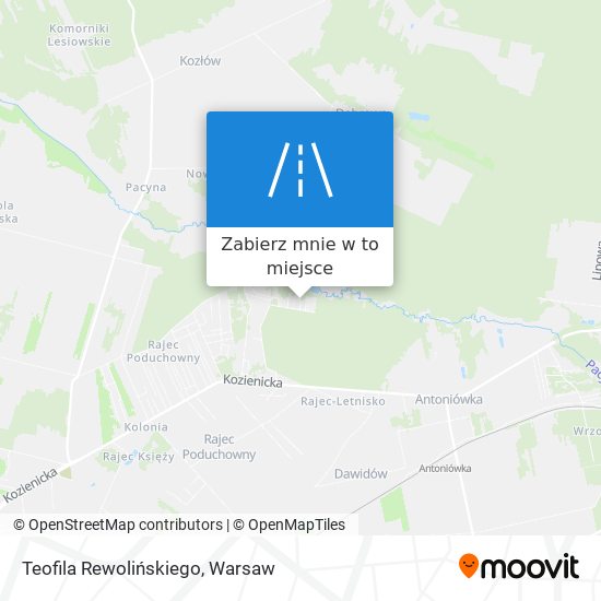 Mapa Teofila Rewolińskiego