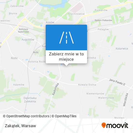 Mapa Zakątek