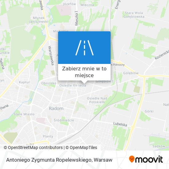 Mapa Antoniego Zygmunta Ropelewskiego