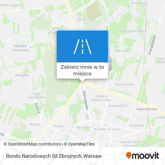 Mapa Rondo Narodowych Sił Zbrojnych