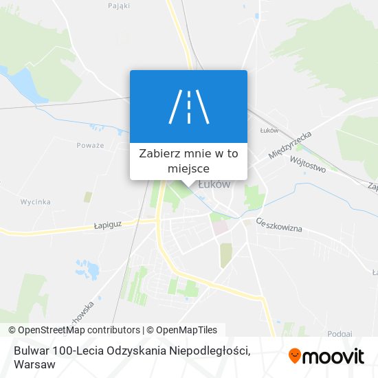 Mapa Bulwar 100-Lecia Odzyskania Niepodległości