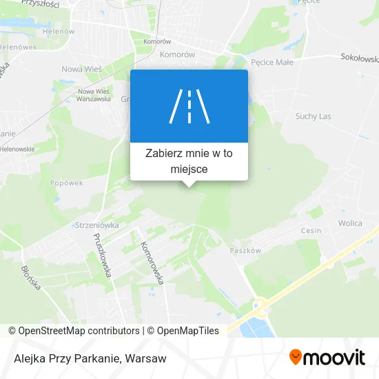 Mapa Alejka Przy Parkanie