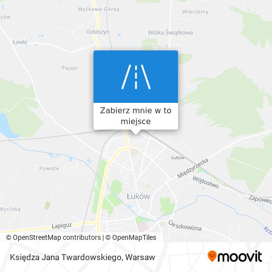 Mapa Księdza Jana Twardowskiego