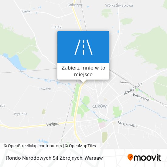 Mapa Rondo Narodowych Sił Zbrojnych