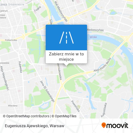 Mapa Eugeniusza Ajewskiego