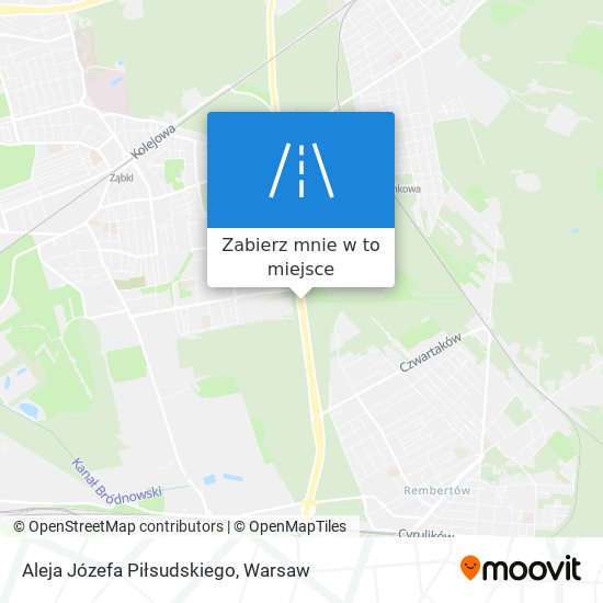 Mapa Aleja Józefa Piłsudskiego