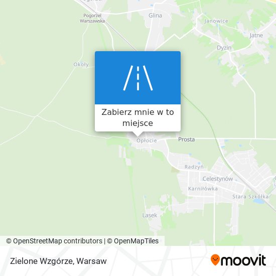 Mapa Zielone Wzgórze