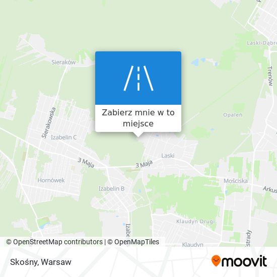 Mapa Skośny