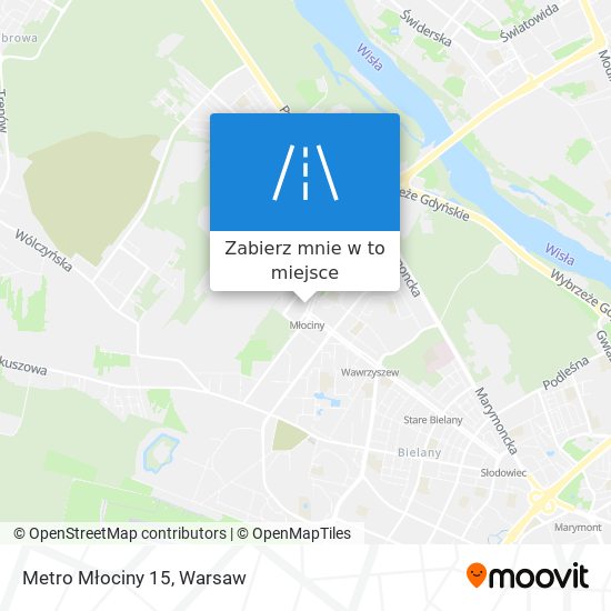 Mapa Metro Młociny 15