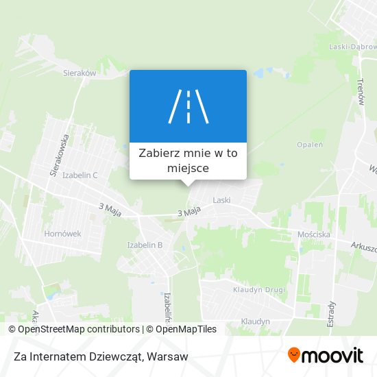 Mapa Za Internatem Dziewcząt