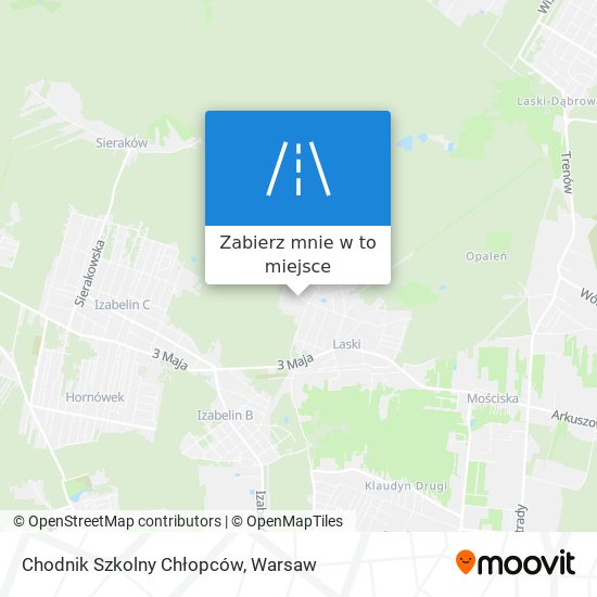 Mapa Chodnik Szkolny Chłopców