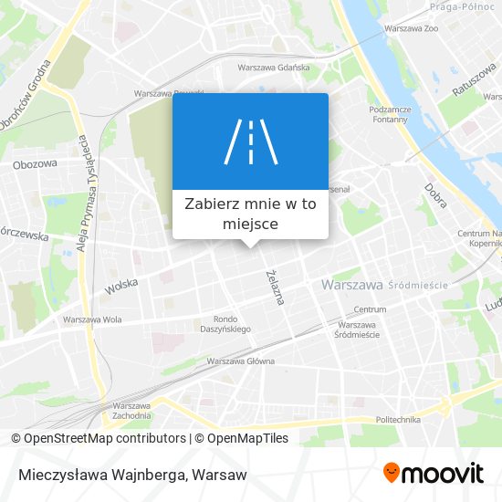 Mapa Mieczysława Wajnberga