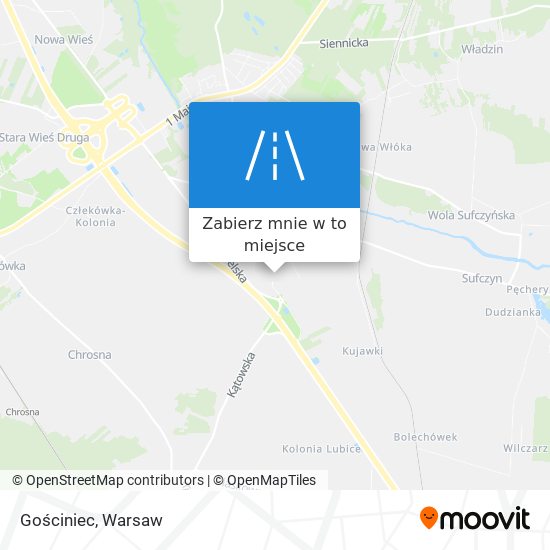 Mapa Gościniec