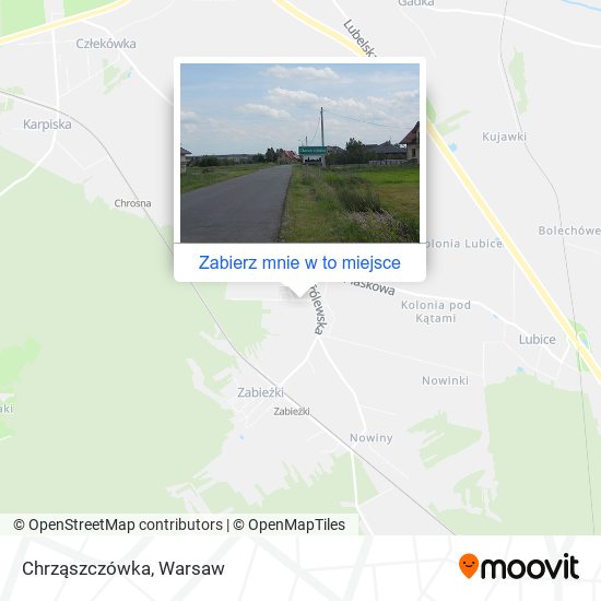 Mapa Chrząszczówka