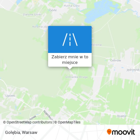 Mapa Gołębia