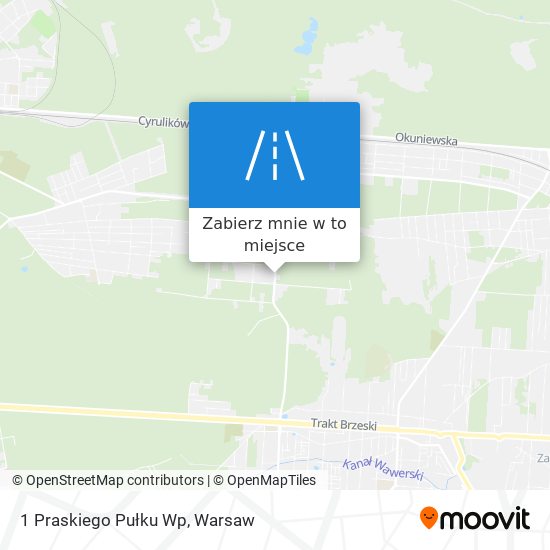 Mapa 1 Praskiego Pułku Wp