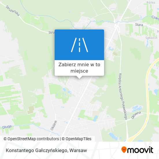 Mapa Konstantego Gałczyńskiego