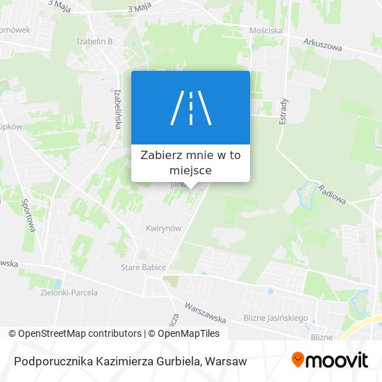 Mapa Podporucznika Kazimierza Gurbiela