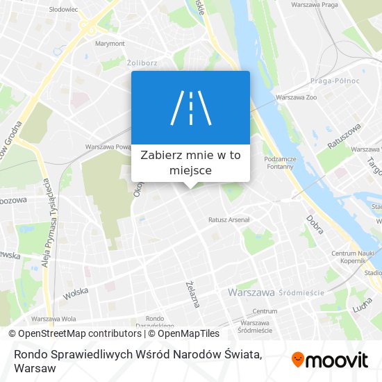 Mapa Rondo Sprawiedliwych Wśród Narodów Świata