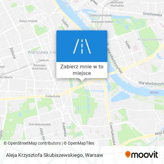 Mapa Aleja Krzysztofa Skubiszewskiego