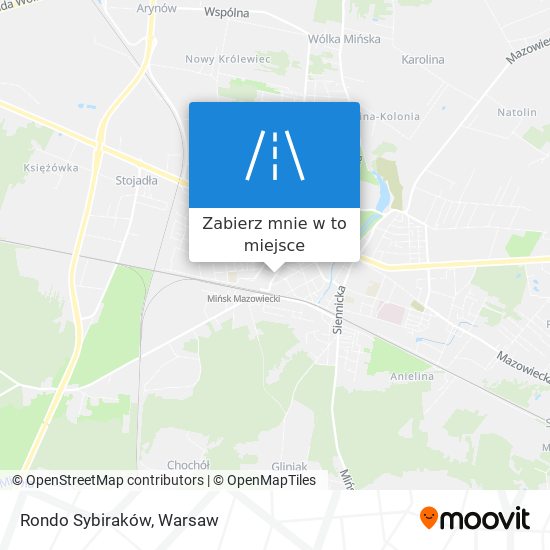 Mapa Rondo Sybiraków