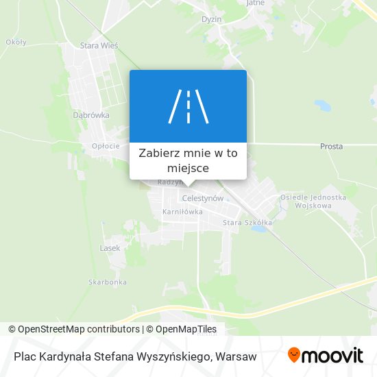 Mapa Plac Kardynała Stefana Wyszyńskiego