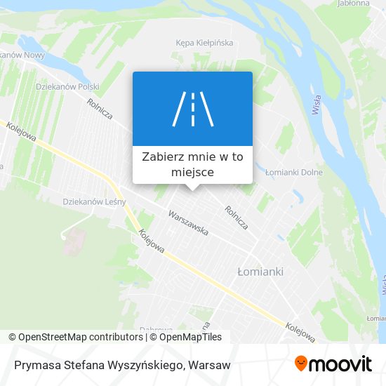 Mapa Prymasa Stefana Wyszyńskiego