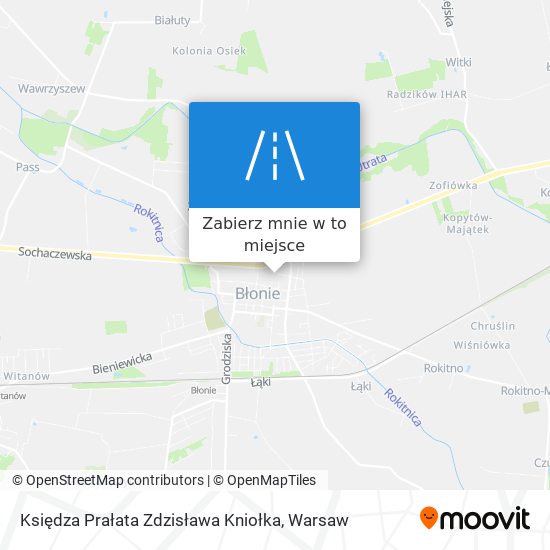 Mapa Księdza Prałata Zdzisława Kniołka