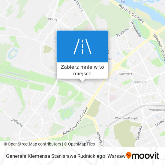 Mapa Generała Klemensa Stanisława Rudnickiego