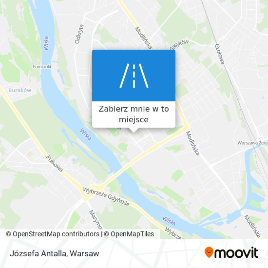 Mapa Józsefa Antalla