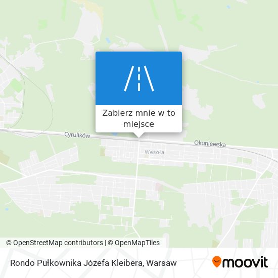 Mapa Rondo Pułkownika Józefa Kleibera