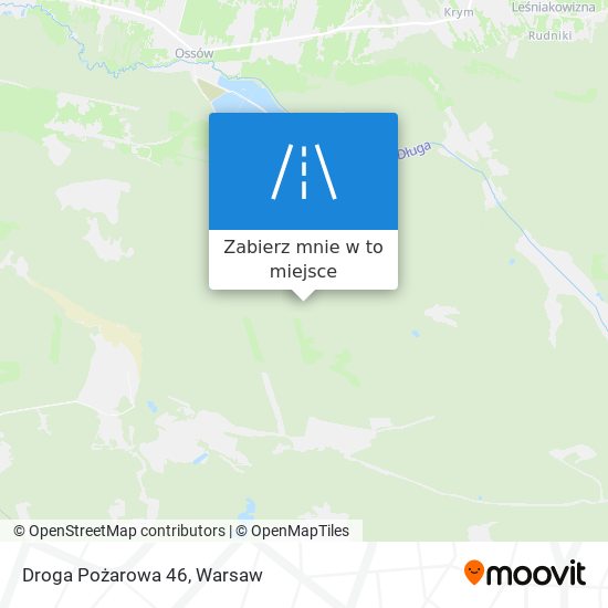 Mapa Droga Pożarowa 46