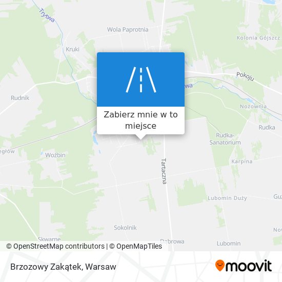 Mapa Brzozowy Zakątek