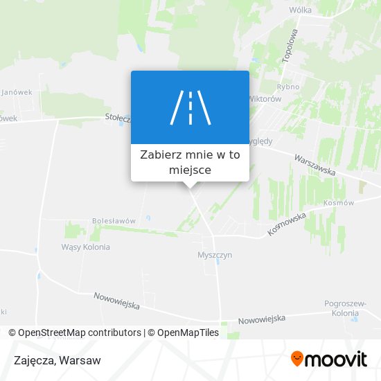 Mapa Zajęcza