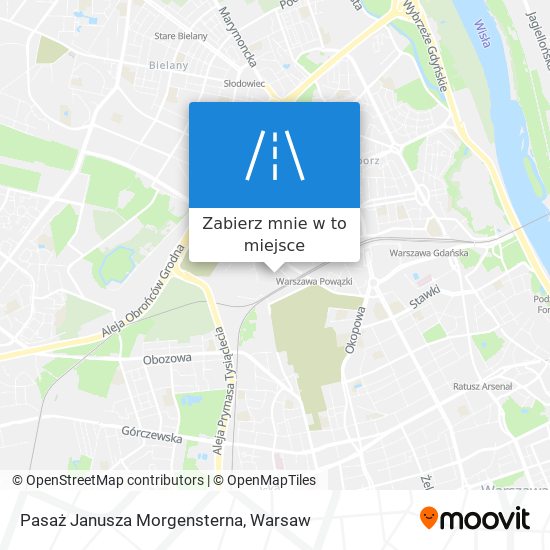 Mapa Pasaż Janusza Morgensterna