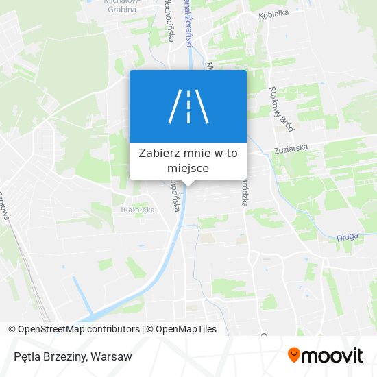 Mapa Pętla Brzeziny