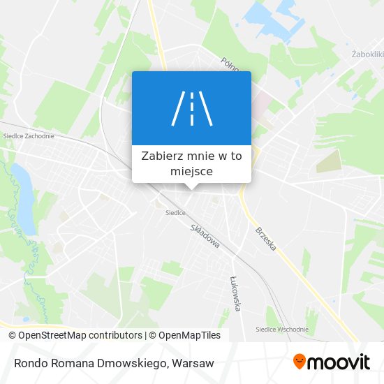 Mapa Rondo Romana Dmowskiego