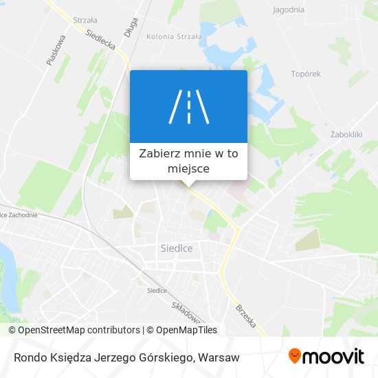 Mapa Rondo Księdza Jerzego Górskiego